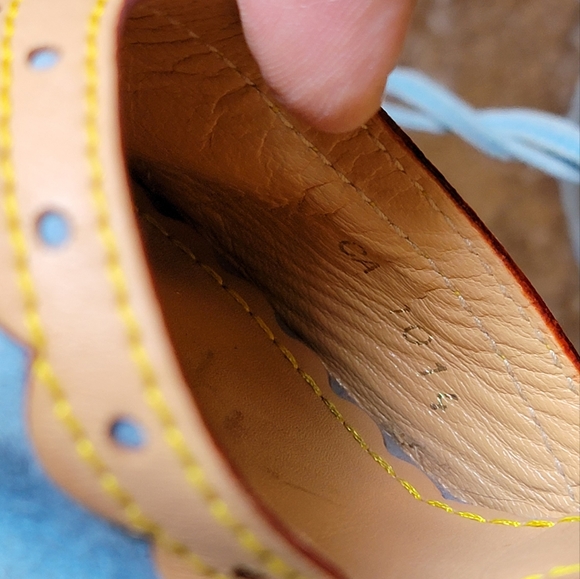 Louis Vuitton Leather/Suede String Wedge Sz. Eur 38 - Picture 9 of 14